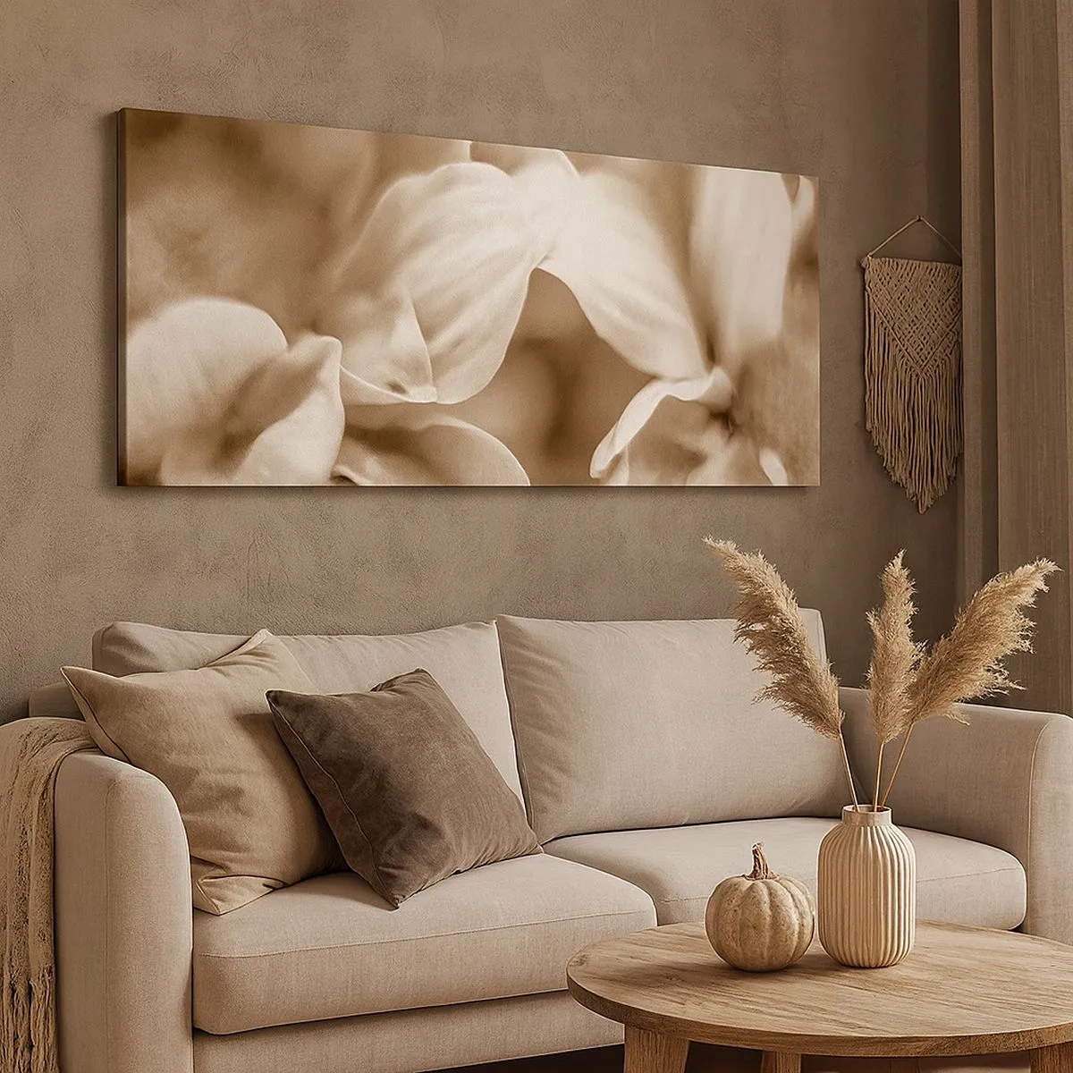 Bild auf Leinwand - Leinwandbild - So sanft wie ein Lächeln - 100x40 cm