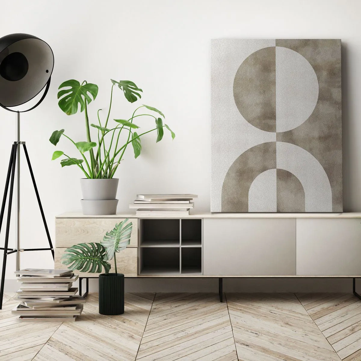 Bild auf Leinwand - Leinwandbild - Ähnlichkeiten und Unterschiede - 65x120 cm