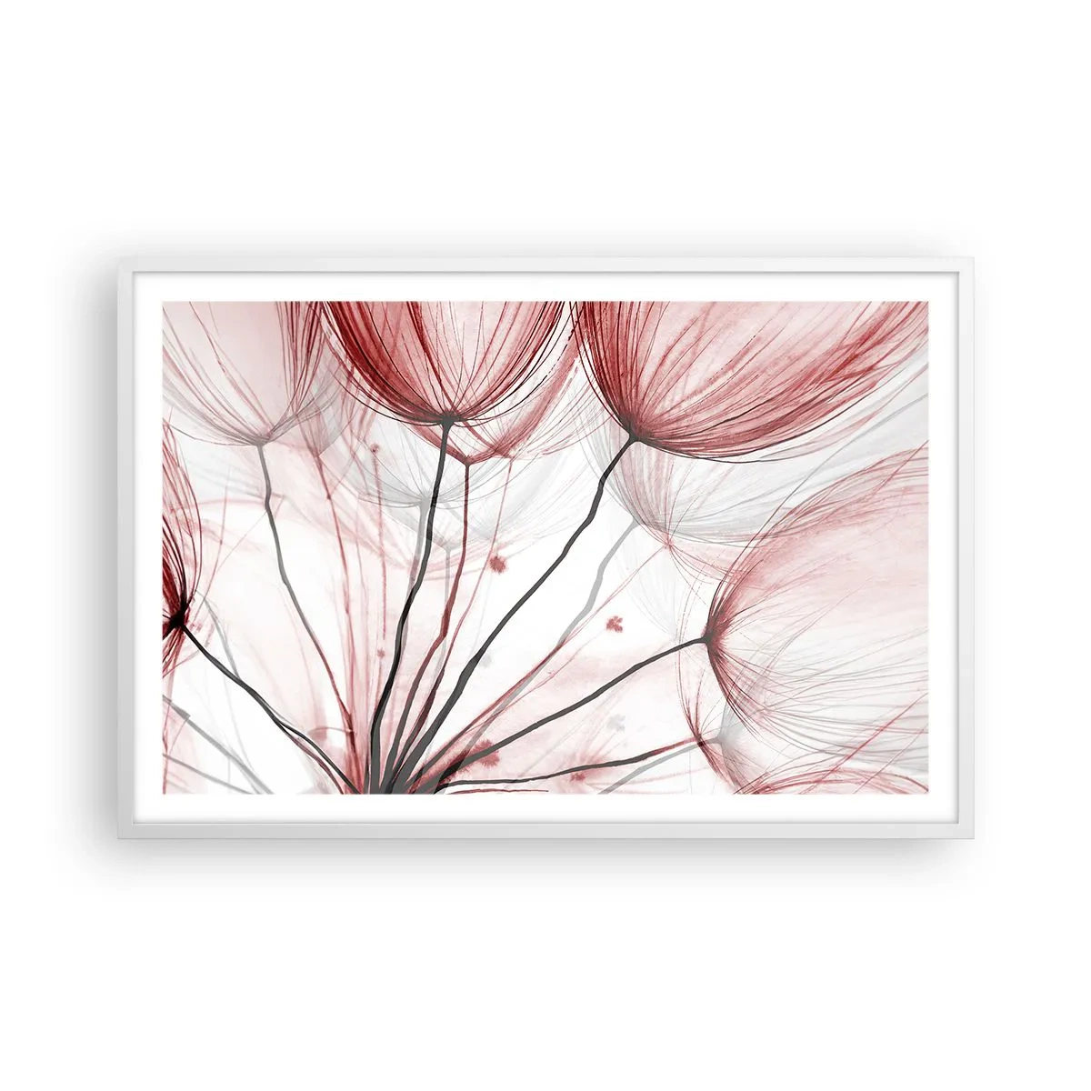 Poster in einem weißen Rahmen - Vor der Abfahrt - 91x61 cm