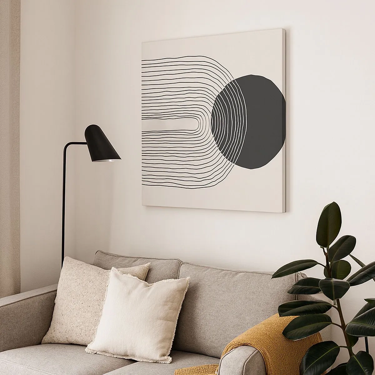 Bild auf Leinwand - Leinwandbild - Zittern und Vertrauen - 30x30 cm