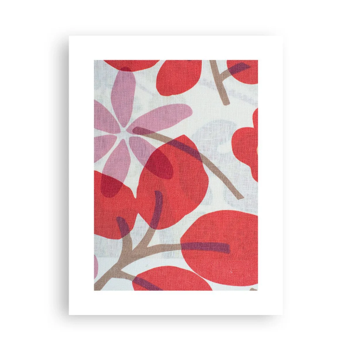 Poster - Blumenarrangement in Rosa - 30x40 cm