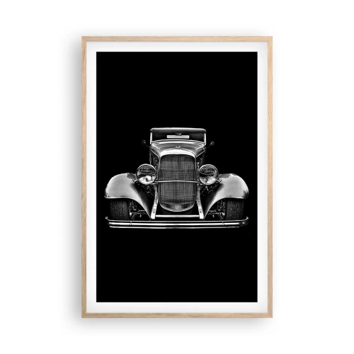 Poster in einem Rahmen aus heller Eiche - Wahrer Gentleman - 61x91 cm