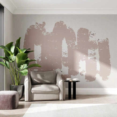 Fototapete Standard Eco - Abstraktion in zartem Rosa - Abstraktion, Leer, Minimalismus - 250x175 cm