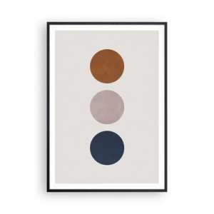 Poster in einem schwarzem Rahmen - Ein Symbol für Exzellenz - 70x100 cm