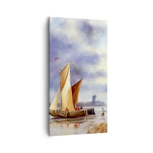 Bild auf Leinwand - Leinwandbild - Die Rückkehr der Seeleute - 55x100 cm