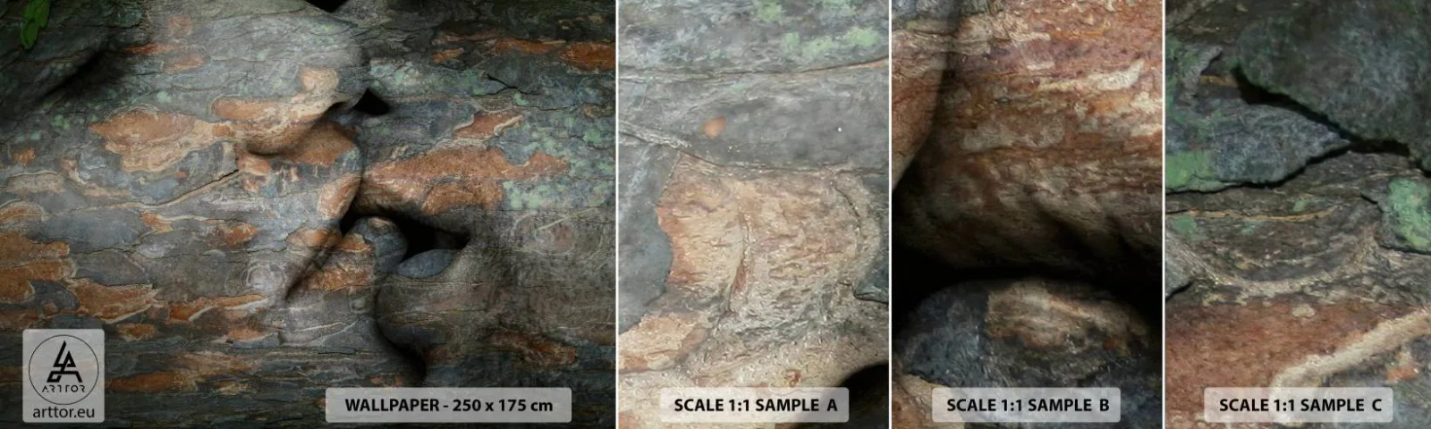 Fototapetenmuster Standard Eco - Für immer zusammen - Menschen, Abstraktion, Grafik - 100x30 cm