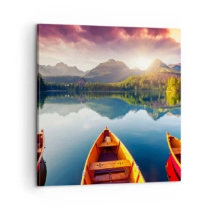 Bild auf Leinwand - Leinwandbild - Nichts gegen die Natur - 60x60 cm