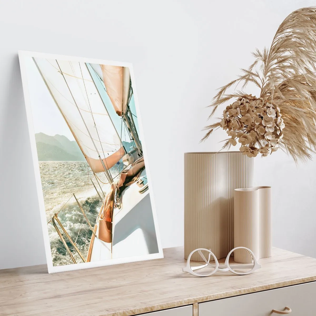 Poster - Unter vollen Segeln - 30x40 cm