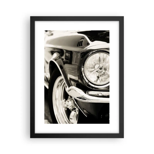 Poster in einem schwarzem Rahmen - Dauerhafter Glanz - 30x40 cm