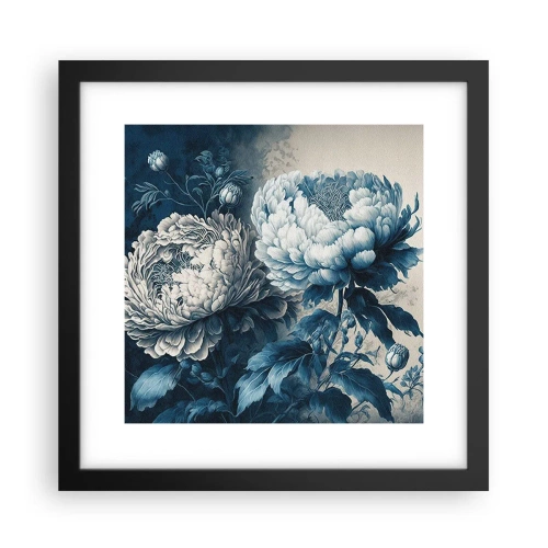 Poster in einem schwarzem Rahmen - Passendes Paar - 30x30 cm