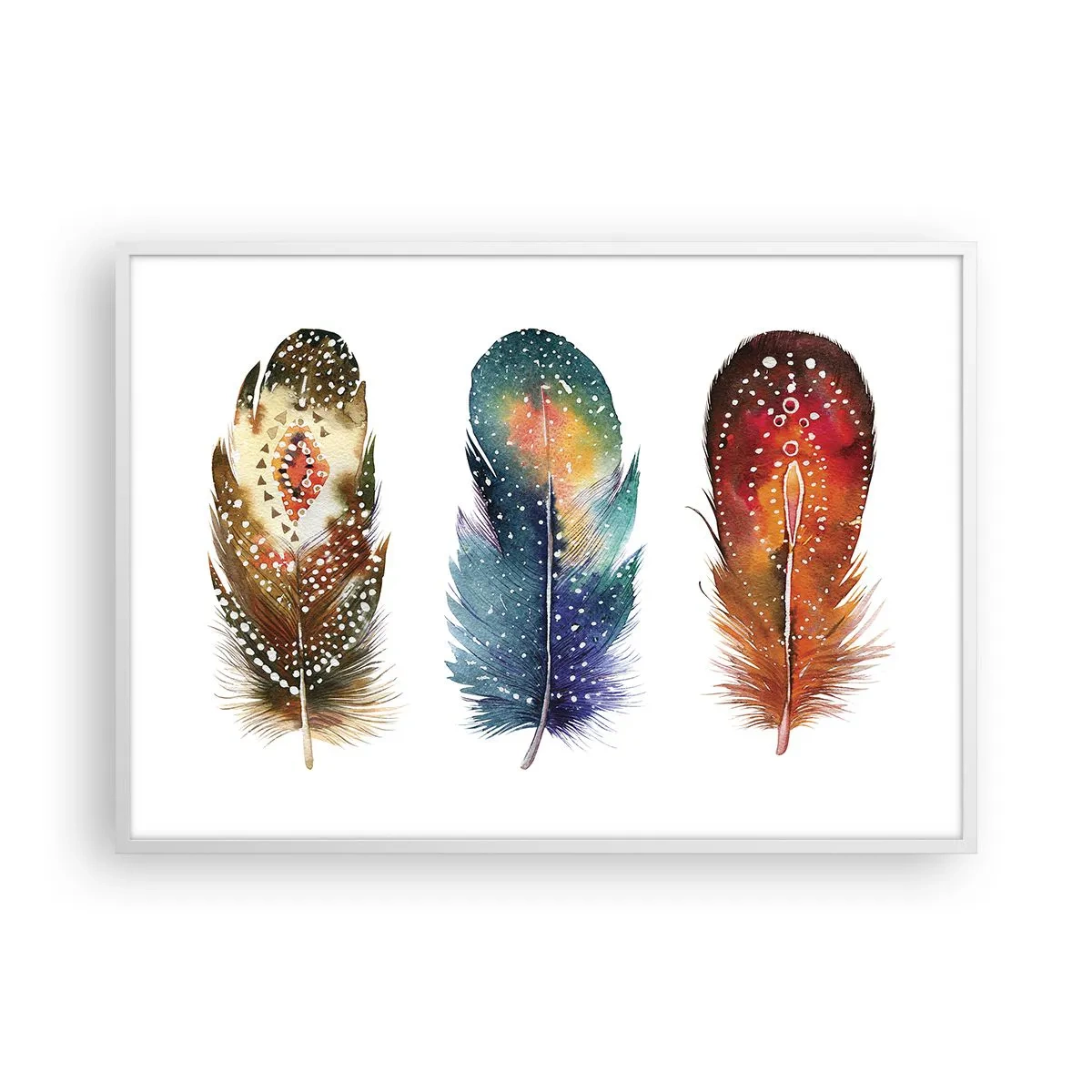 Poster in einem weißen Rahmen - Rituale, Zeremonien, Geheimnisse - 100x70 cm