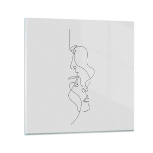 Glasbild - Bild auf glas - Die Hitze bitterer Begierden - 40x40 cm