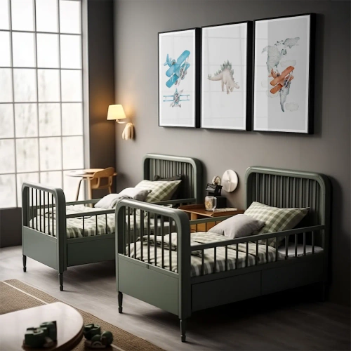 Vintage airplane twins - Inspiration für ein Kinderzimmer