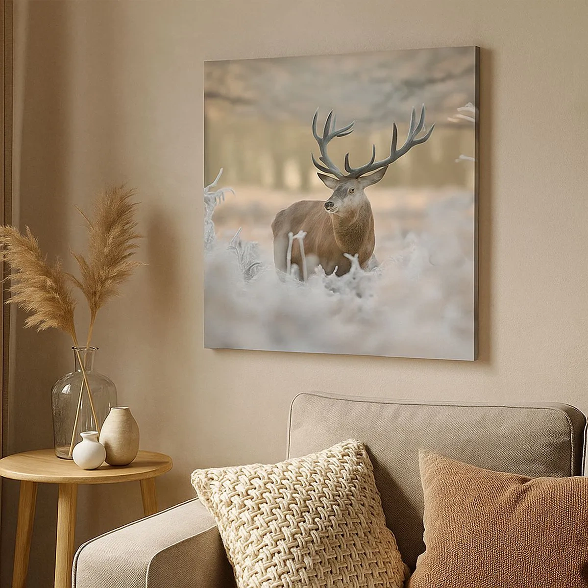 Bild auf Leinwand - Leinwandbild - Ein flotter Morgen - 30x30 cm