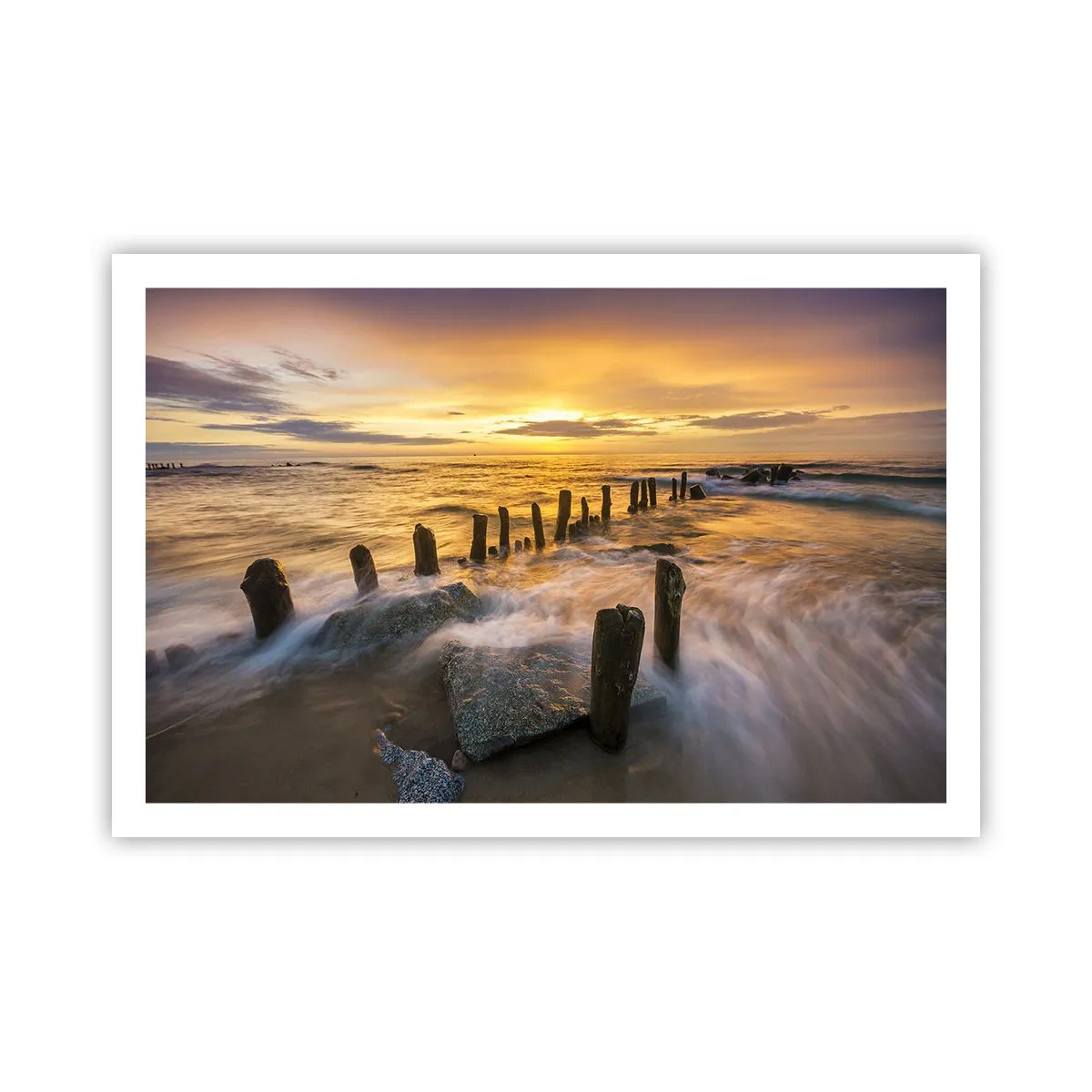 Poster - Die raue Schönheit der Ostsee - 91x61 cm