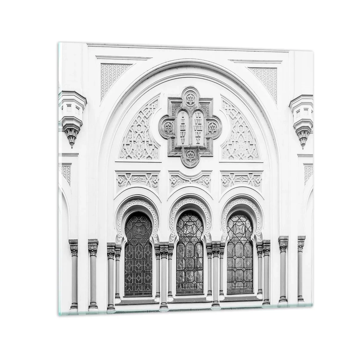 Glasbild - Bild auf glas - An der Grenze der Kulturen - 30x30 cm