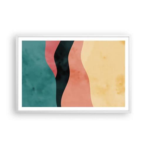 Poster in einem weißen Rahmen - Konforme Nichtkonformität - 91x61 cm