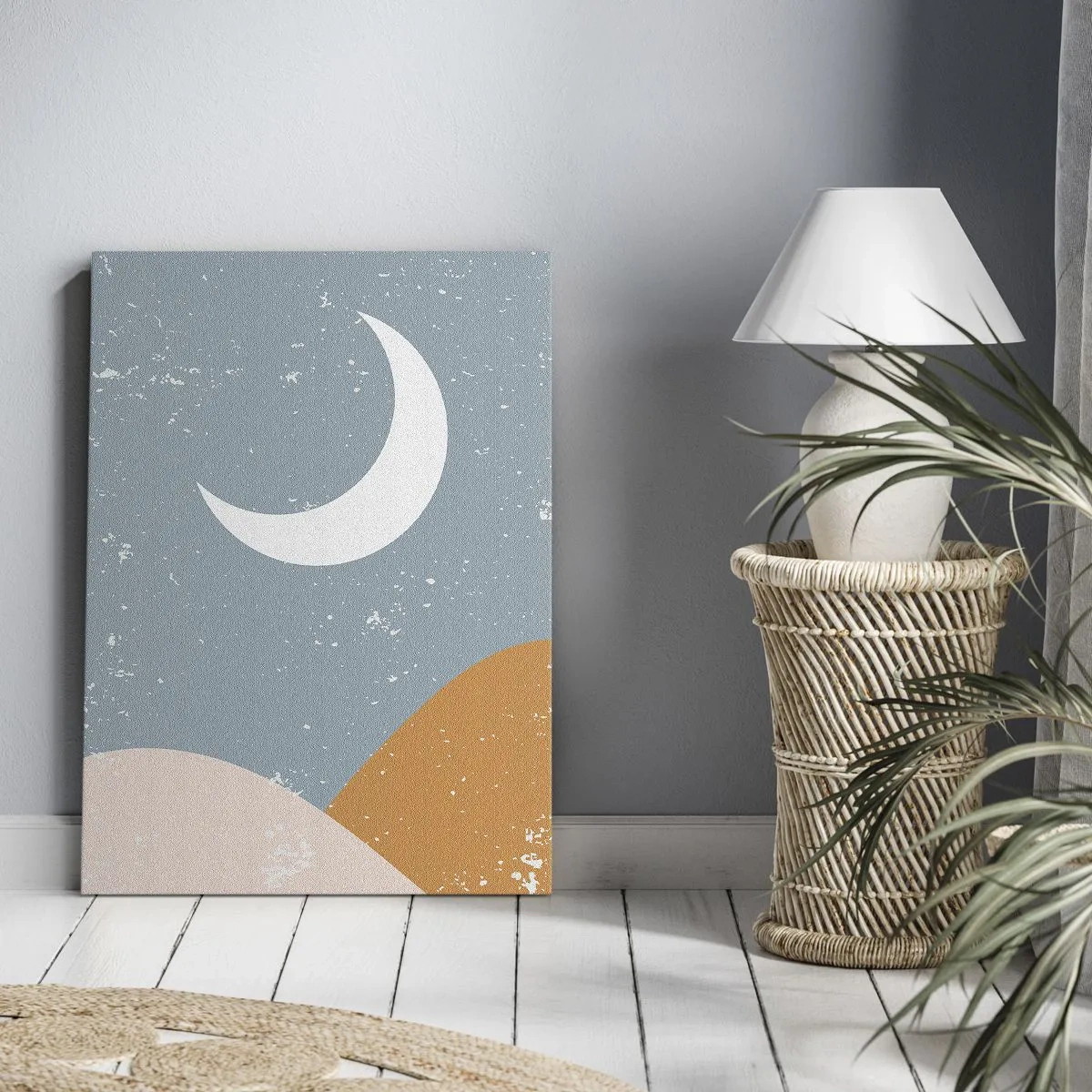 Bild auf Leinwand - Leinwandbild - Wunder vieler Nächte - 45x80 cm