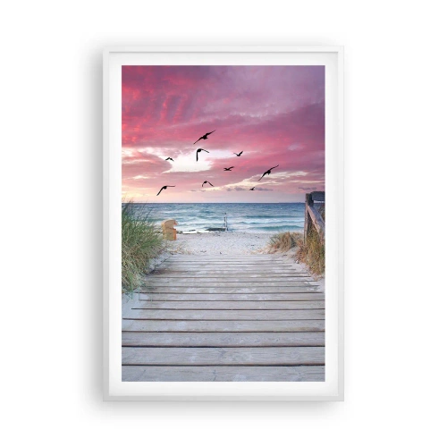 Poster in einem weißen Rahmen - Baltischer Eindruck - 61x91 cm