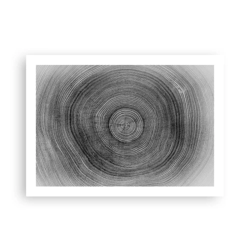 Poster - Zeichen der Zeit - 70x50 cm