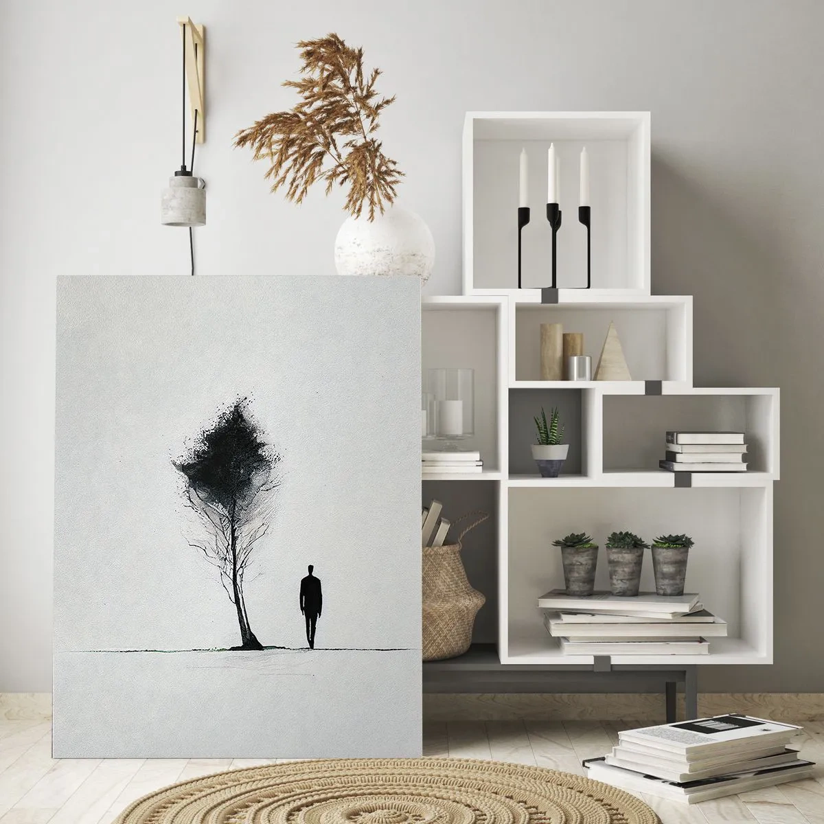 Glasbild - Bild auf glas - Wir wandern alle - 70x100 cm