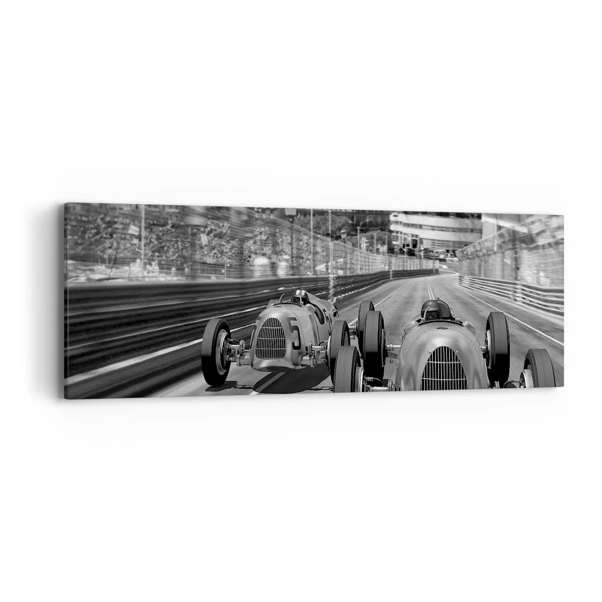 Bild auf Leinwand - Leinwandbild - Vor langer Zeit in Monte Carlo - 90x30 cm