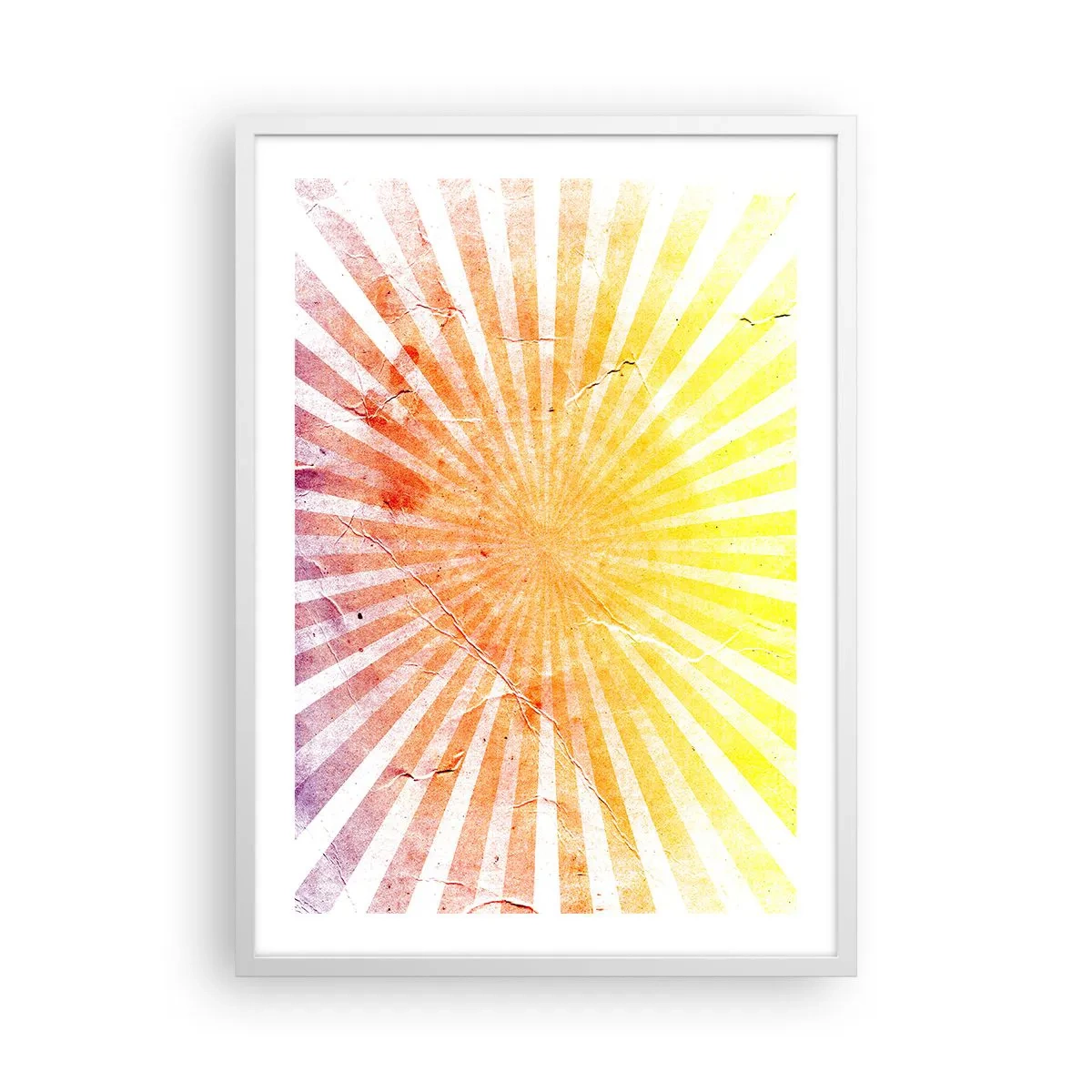 Poster in einem weißen Rahmen - Sonnenaufgänge und Sonnenuntergänge - 50x70 cm