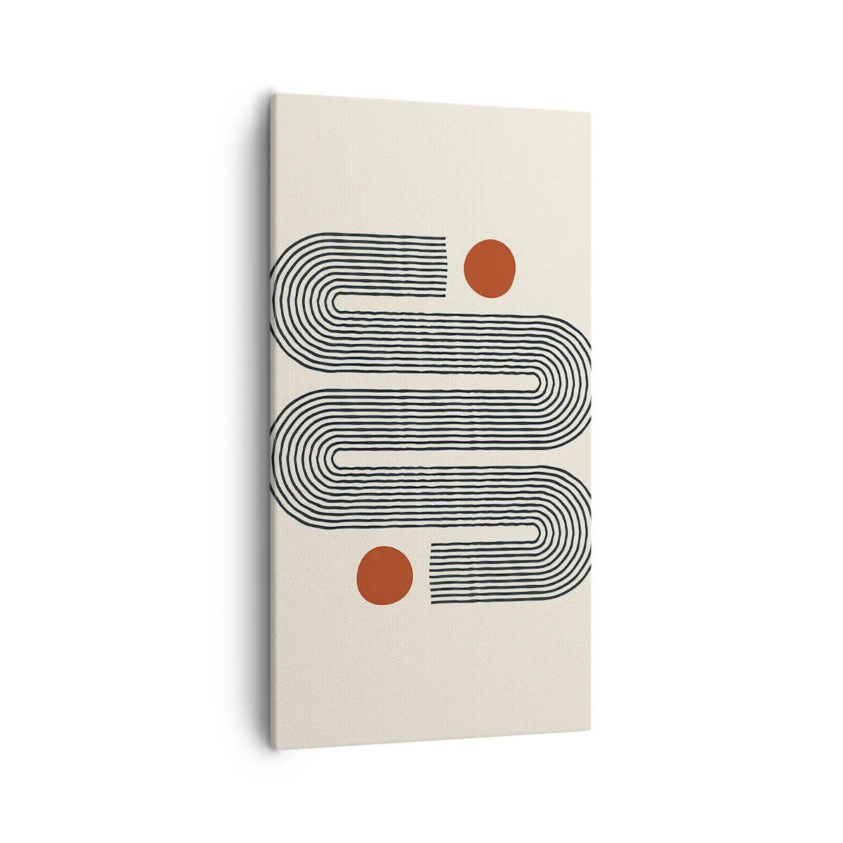 Bild auf Leinwand - Leinwandbild - Vom Anfang bis zum Ende - 55x100 cm