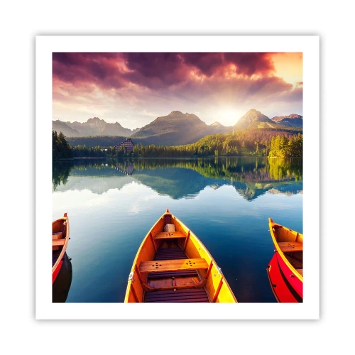 Poster - Nichts gegen die Natur - 60x60 cm