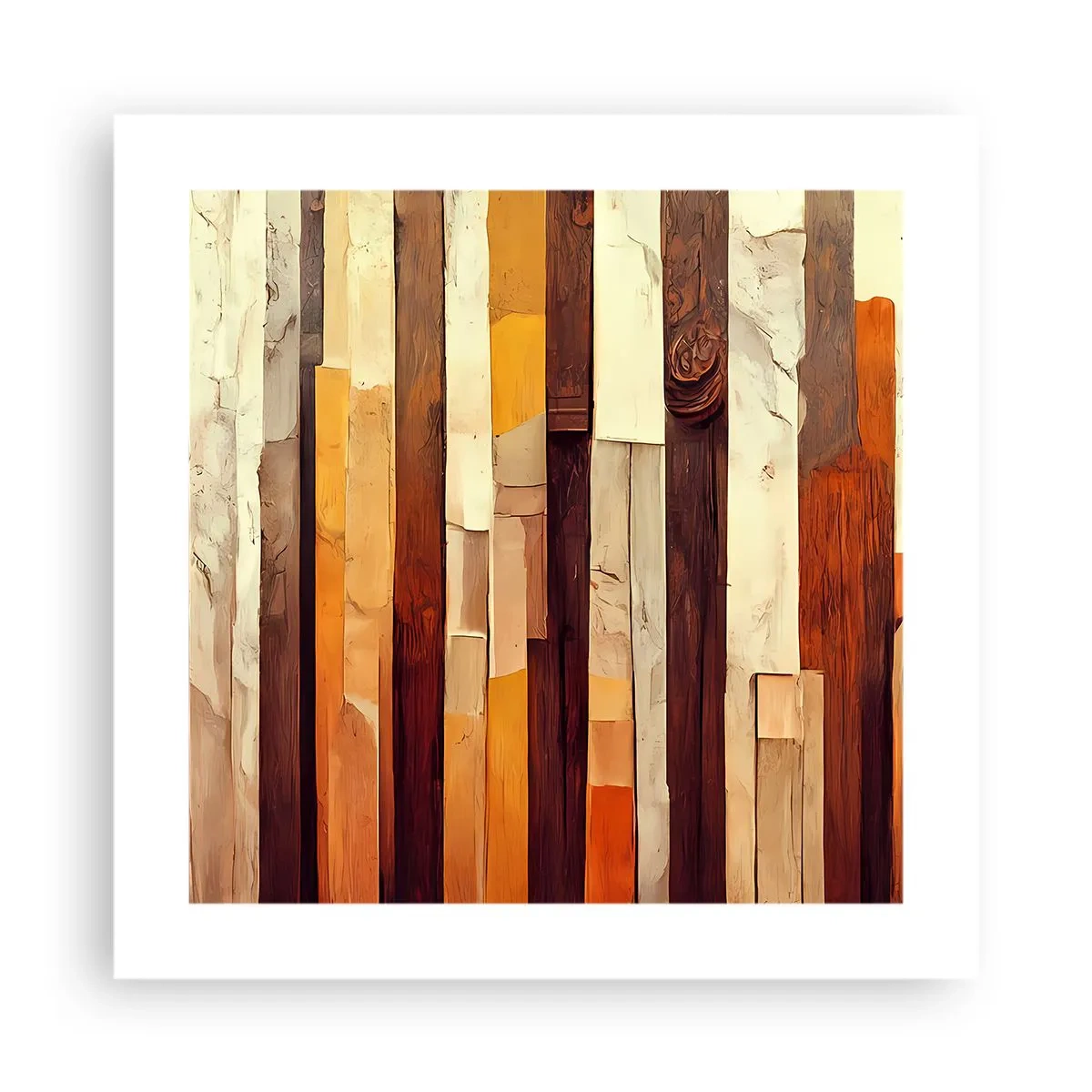 Poster - Hymne der Waldbäume - 40x40 cm