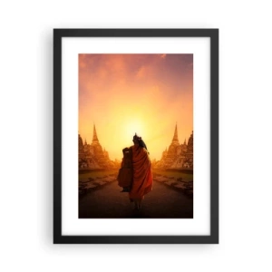 Poster in einem schwarzem Rahmen - In Frieden für die Ewigkeit - 30x40 cm