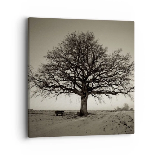 Bild auf Leinwand - Leinwandbild - Von hier zu Ewigkeit - 40x40 cm