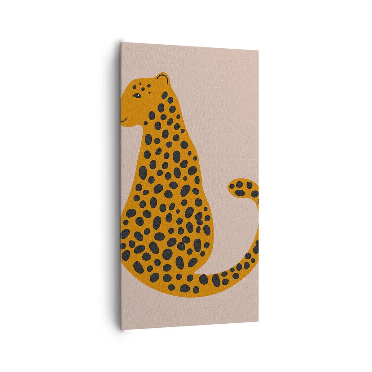 Bild auf Leinwand - Leinwandbild - Leopardenmuster ist ein modisches Muster - 65x120 cm
