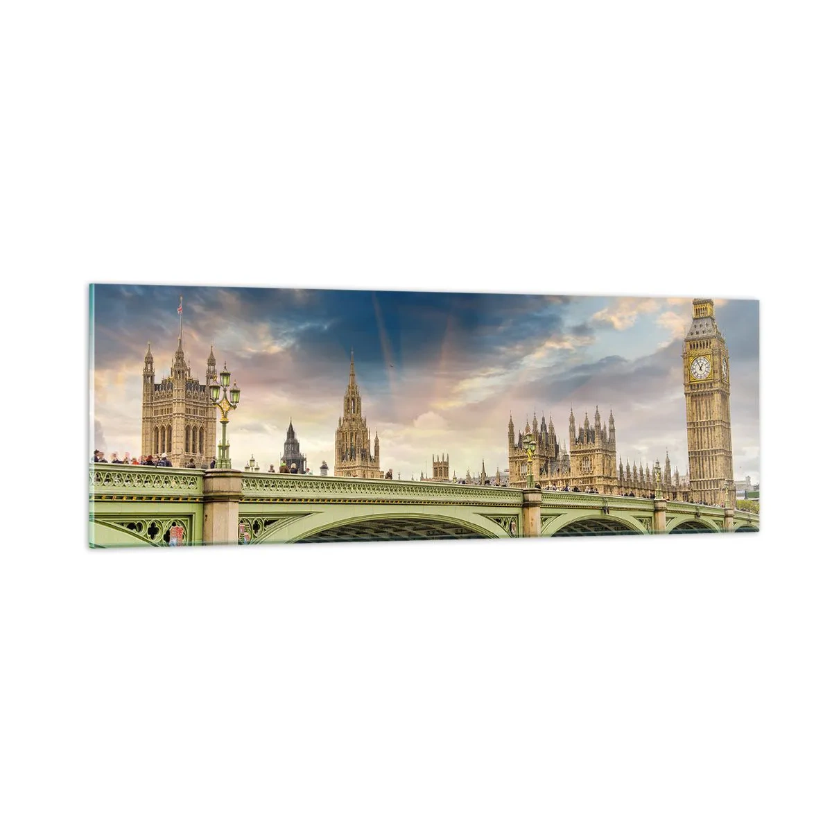 Glasbild - Bild auf glas - Im Imperium ist die Zeit stehen geblieben - 90x30 cm