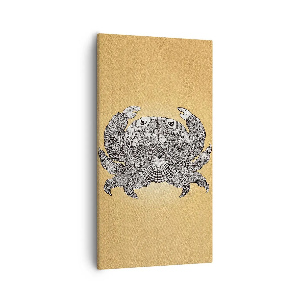 Bild auf Leinwand - Leinwandbild - Geschichten von Mr. Krabs - 55x100 cm