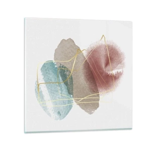 Glasbild - Bild auf glas - Korallen des Weltraums - 30x30 cm