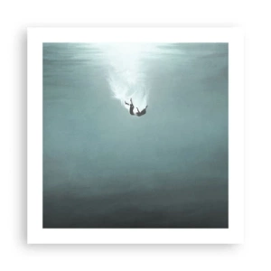 Poster - In den Armen des Ozeans - 50x50 cm