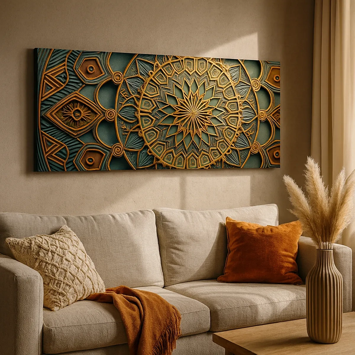 Bild auf Leinwand - Leinwandbild - In arabischer Atmosphäre - 30x30 cm