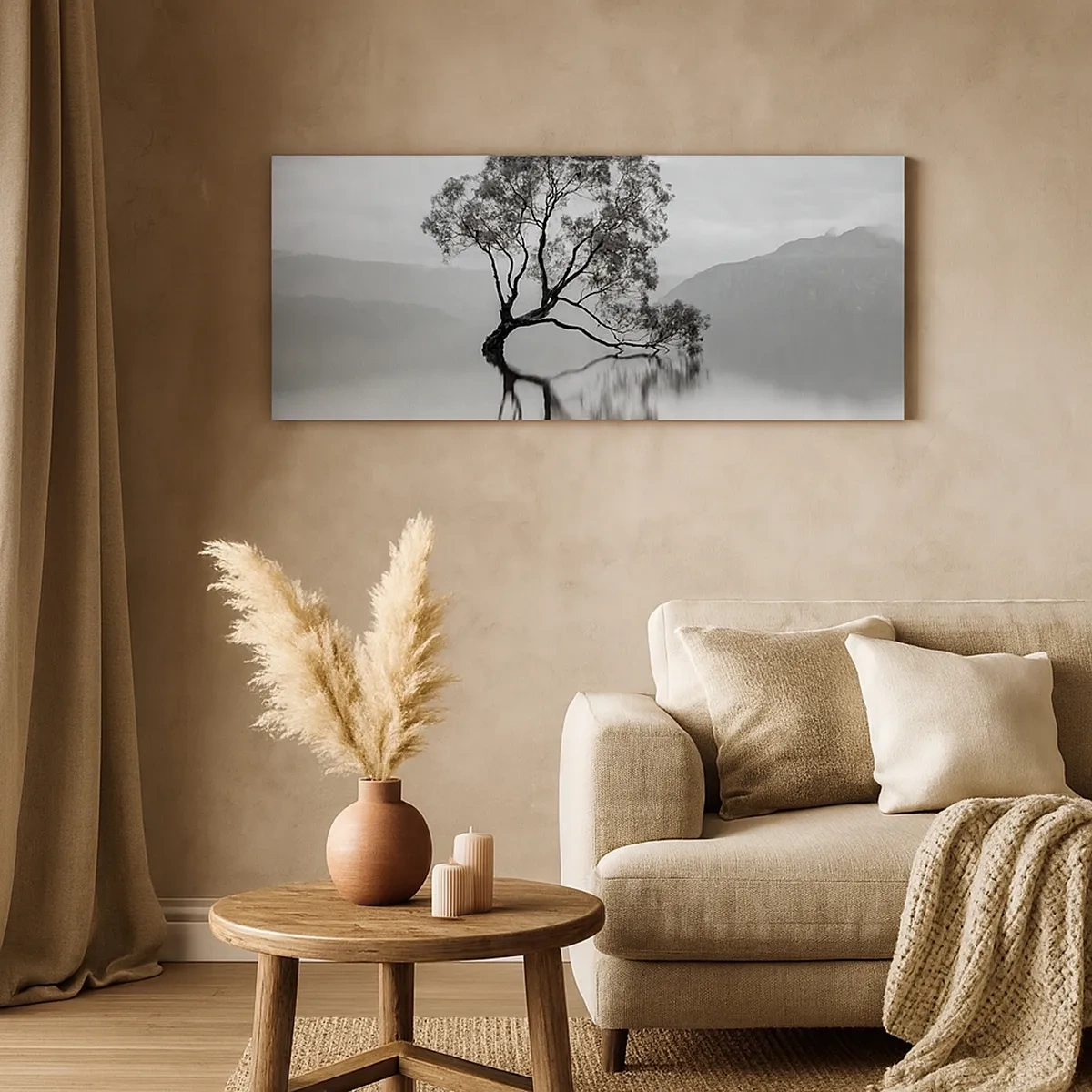 Bild auf Leinwand - Leinwandbild - Es gibt so ein Land - 30x30 cm