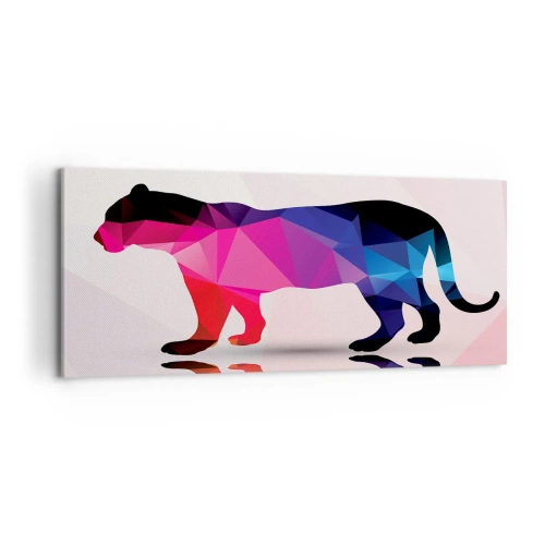 Bild auf Leinwand - Leinwandbild - Diment Panther - 100x40 cm