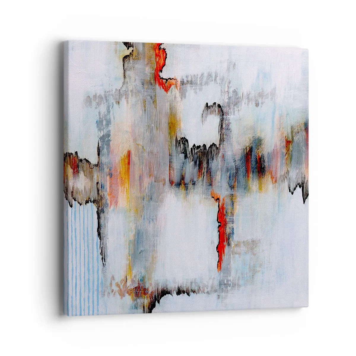 Bild auf Leinwand - Leinwandbild - Ein Stock auf dem Wasser - 40x40 cm