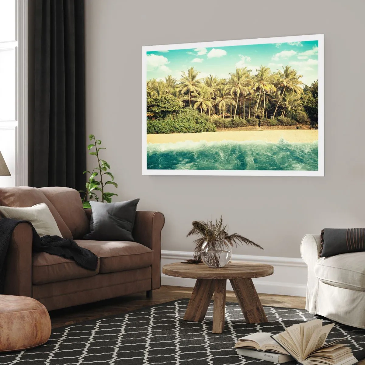 Poster - Wie wäre es hier? - 70x50 cm