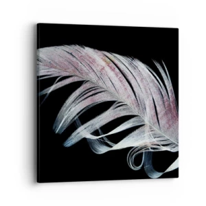 Bild auf Leinwand - Leinwandbild - Denke an Berührung - 40x40 cm