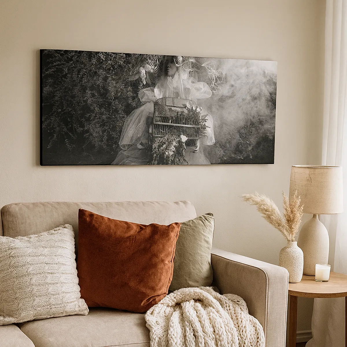 Bild auf Leinwand - Leinwandbild - Mutter selbst - Natur - 30x30 cm