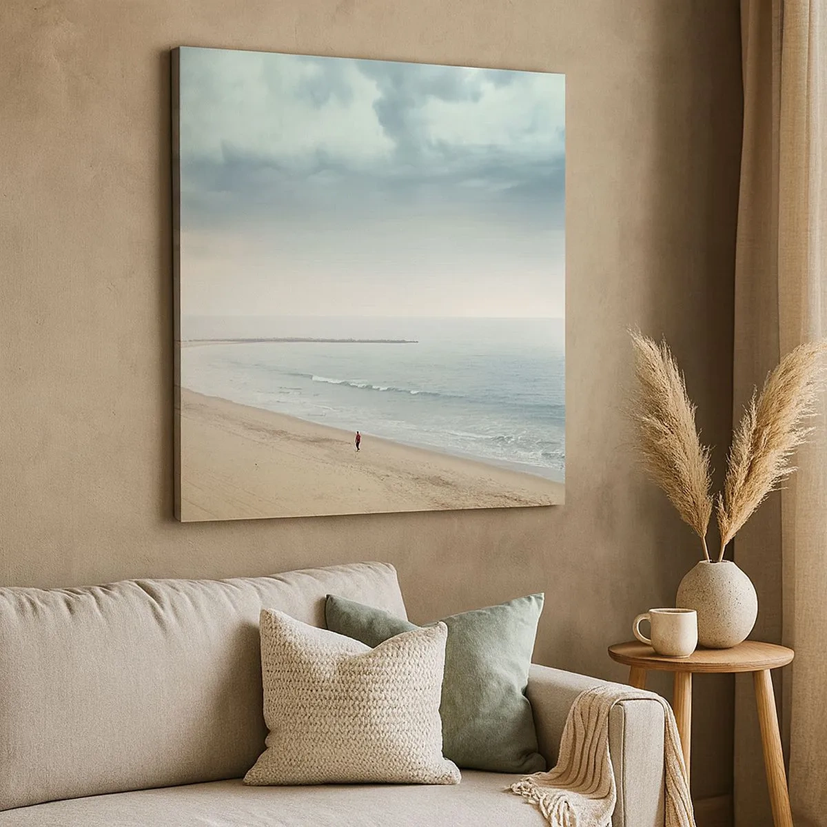 Bild auf Leinwand - Leinwandbild - Auf der Suche nach Frieden - 30x30 cm