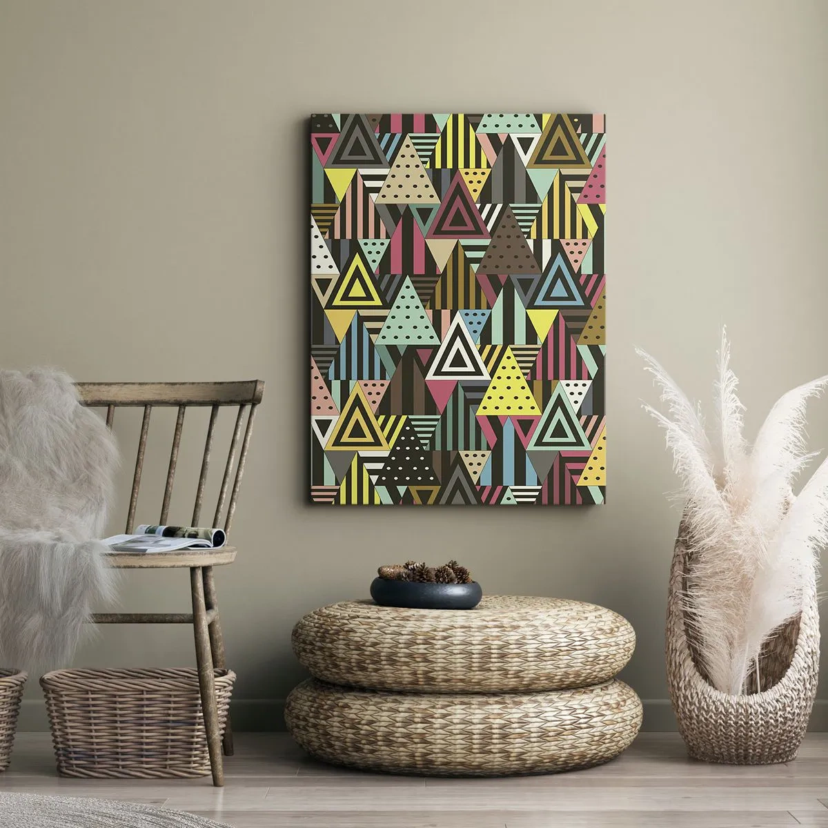 Bild auf Leinwand - Leinwandbild - Im Rhythmus auf drei - 45x80 cm