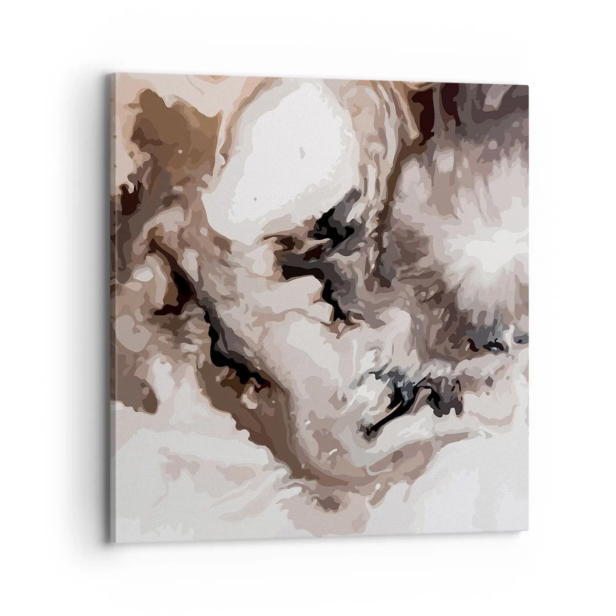 Bild auf Leinwand - Leinwandbild - Die Geburt einer Galaxie - 70x70 cm