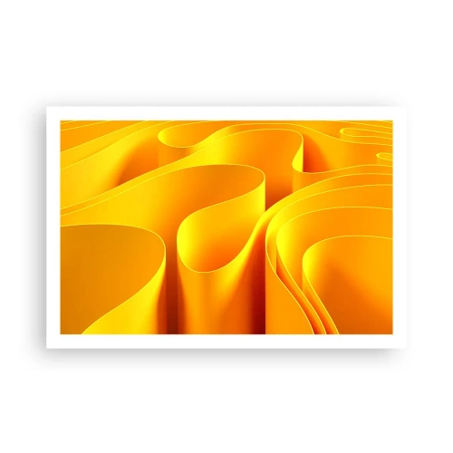Poster - Wie Sonnenwellen - 91x61 cm