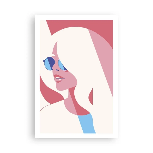 Poster - Es war eine Blondine... - 61x91 cm