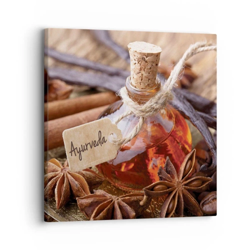 Bild auf Leinwand - Leinwandbild - Zur Einheit von Körper und Geist - 30x30 cm